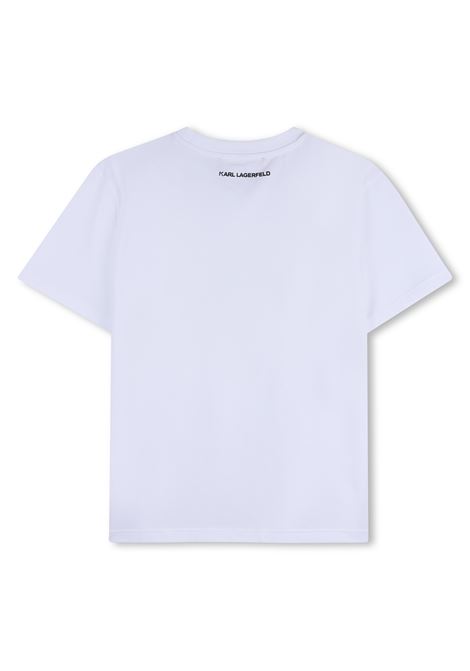 T-shirt con logo KARL LAGERFELD KIDS | Z3115310P